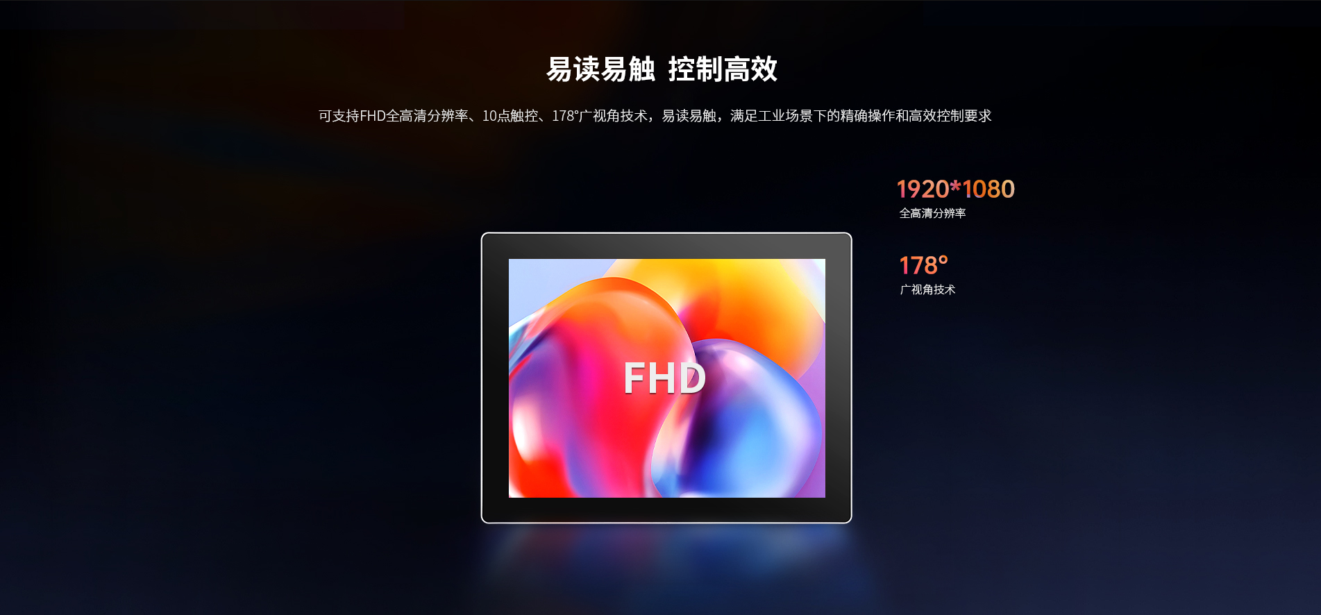 壁挂式工业显示器